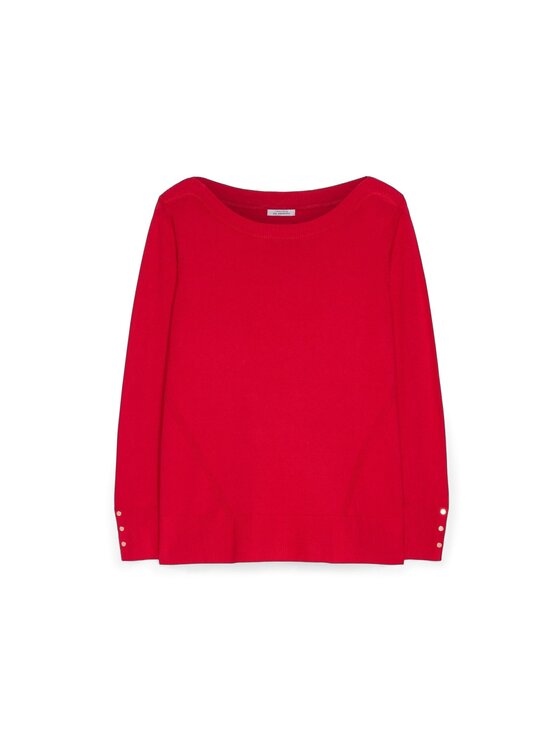 Fiorella Rubino Fiorella Rubino Cardigan M631L008005N016 Rosso A-Line Fit