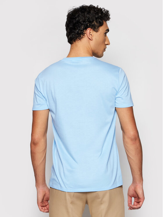 Lacoste Lacoste Футболка TH6710 Голубий Regular Fit