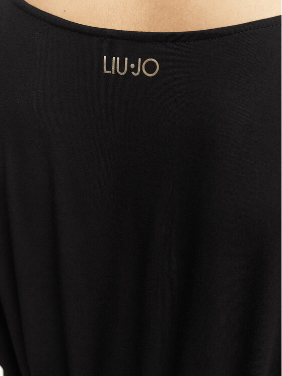 Liu Jo Beachwear Liu Jo Beachwear Strandkleid VA5164 JS360 Schwarz Relaxed Fit