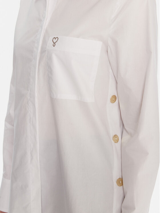 LOLA CASADEMUNT LOLA CASADEMUNT Koszula LF2515025 Biały Regular Fit