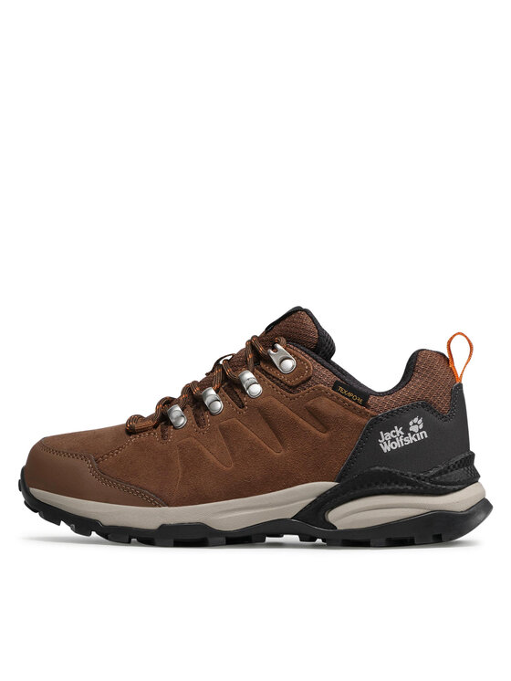 Jack Wolfskin Jack Wolfskin Trekkingi Refugio Texapore Low W 4050821 Brązowy
