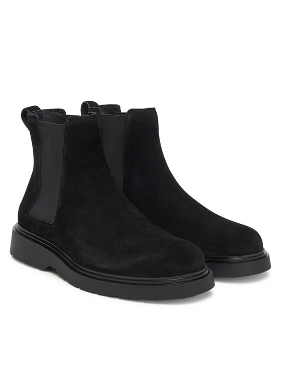 Calvin Klein Calvin Klein Jātnieku stila puszābaki Combat Ess Chelsea Boot Su YM0YM01372 Melns