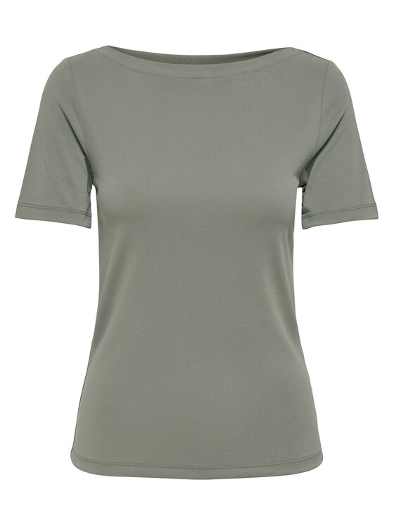 ONLY ONLY T-krekls Free 15367559 Zaļš Regular Fit