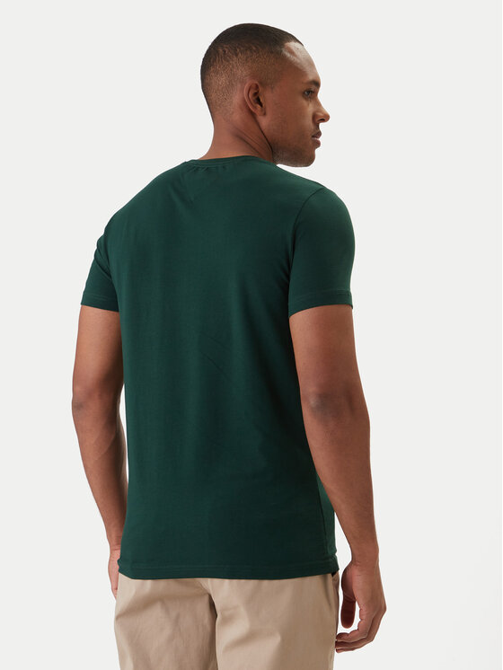 Tommy Hilfiger Tommy Hilfiger Тишърт MW0MW10800 Зелен Slim Fit