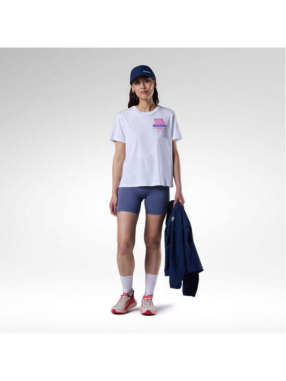 Rossignol Rossignol T-Shirt W Graphic Waterfall Tee Biały Relaxed Fit