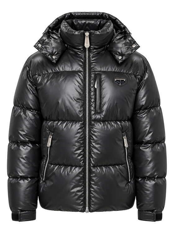 PHILIPP PLEIN PHILIPP PLEIN Kurtka bomber 31549 Czarny Regular Fit