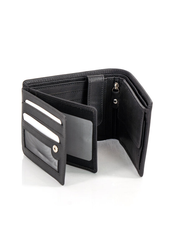 Mustang Mustang Portafoglio da uomo DENIMO WALLET Nero