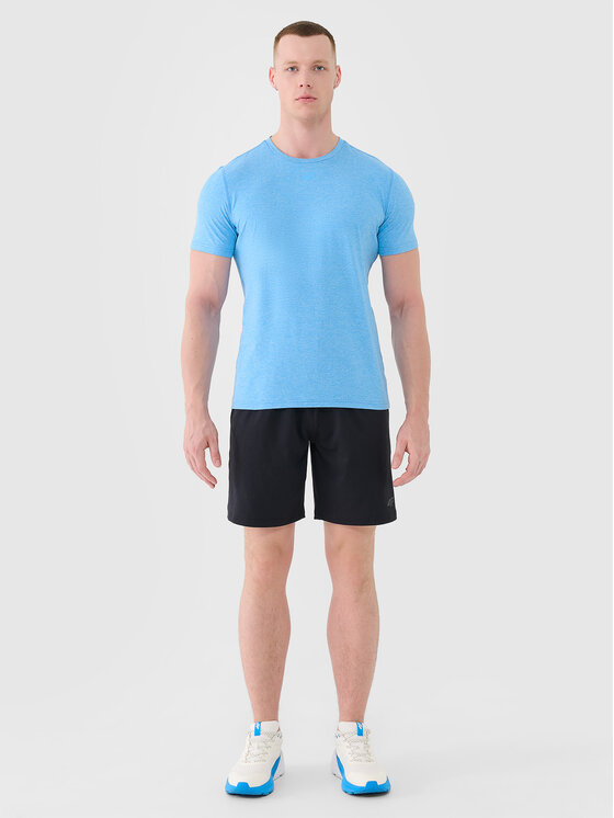 4F 4F Koszulka techniczna BASIC+ Niebieski Regular Fit
