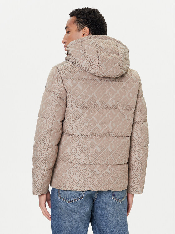 Guess Guess Μπουφάν χειμωνιάτικο M5BL2D W2752 Μπεζ Regular Fit