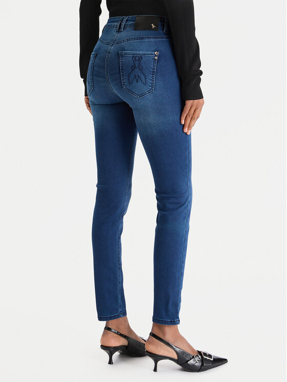 Patrizia Pepe Patrizia Pepe Blugi CP0509/D1HIB-C920 Bleumarin Slim Fit