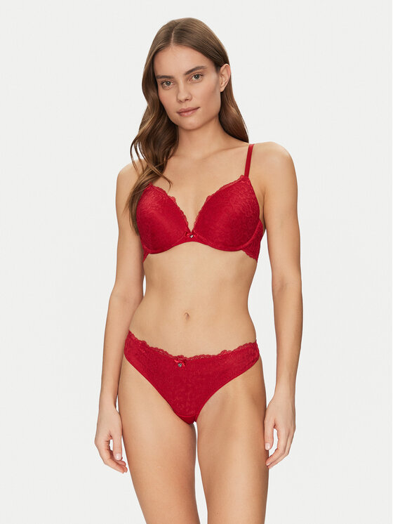 Hunkemöller Hunkemöller Siaurikės Marine 300261 Raudona