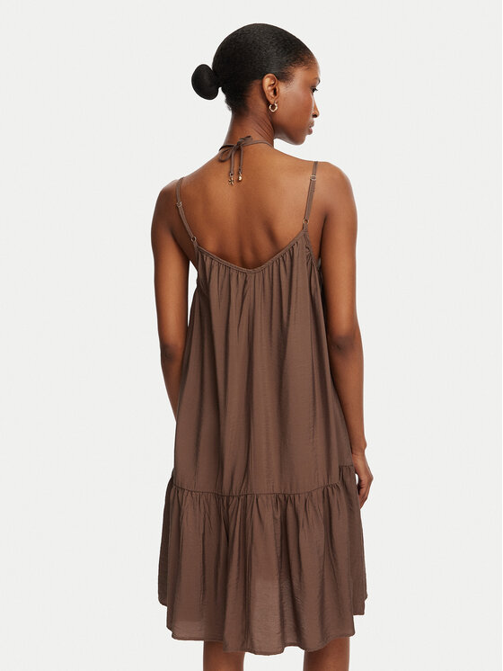 ONLY ONLY Літня сукня Misara 15373962 Темно-коричневий Regular Fit