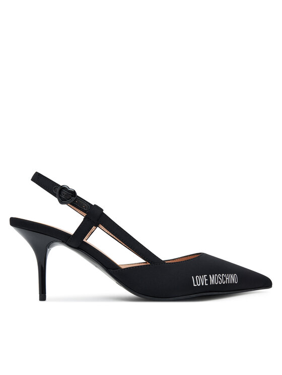LOVE MOSCHINO LOVE MOSCHINO Pantofi cu toc subțire JA10267G1NIMX00040 Negru