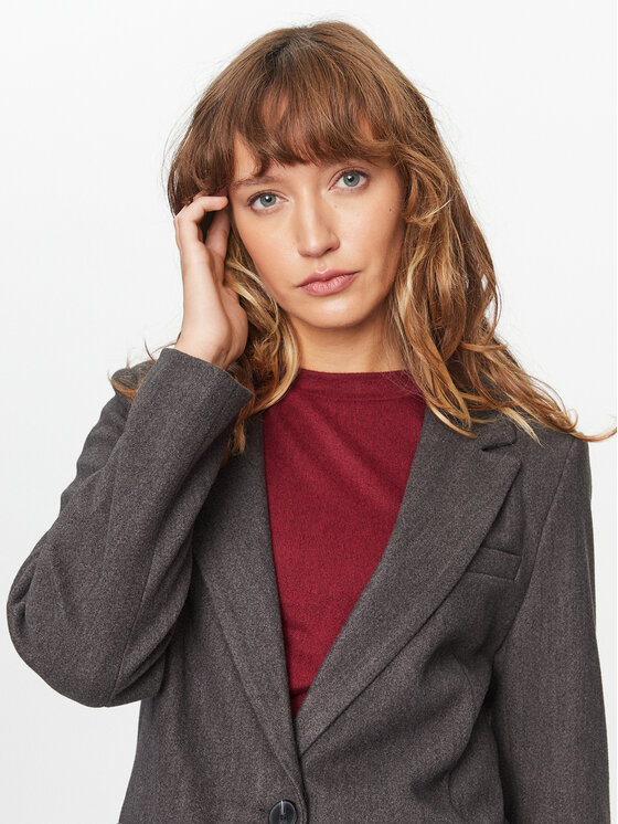 ONLY ONLY Átmeneti kabát Nancy 15292832 Szürke Regular Fit