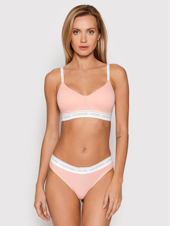 Calvin Klein Underwear Calvin Klein Underwear Stringi 000QF5733E Różowy