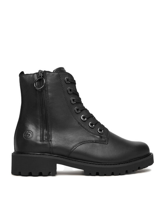 Remonte Remonte Schnürschuhe D8671-01 Schwarz
