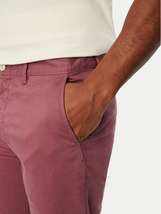 BOSS BOSS Chino kalhoty Chino_slim 50510933 Bordó Regular Fit
