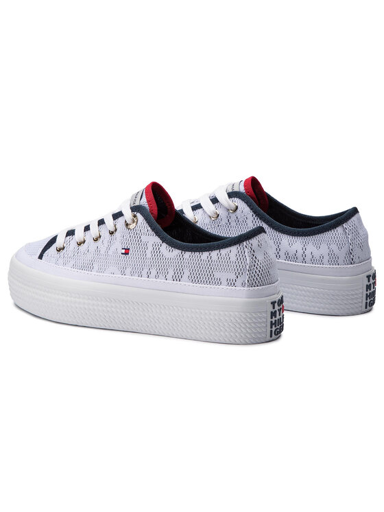 Tommy hilfiger jacquard 2025 flatform sneaker