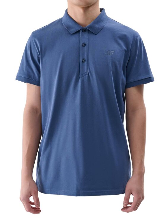 4F 4F Polo 4FWMM00TPTSM367 Μπλε Regular Fit