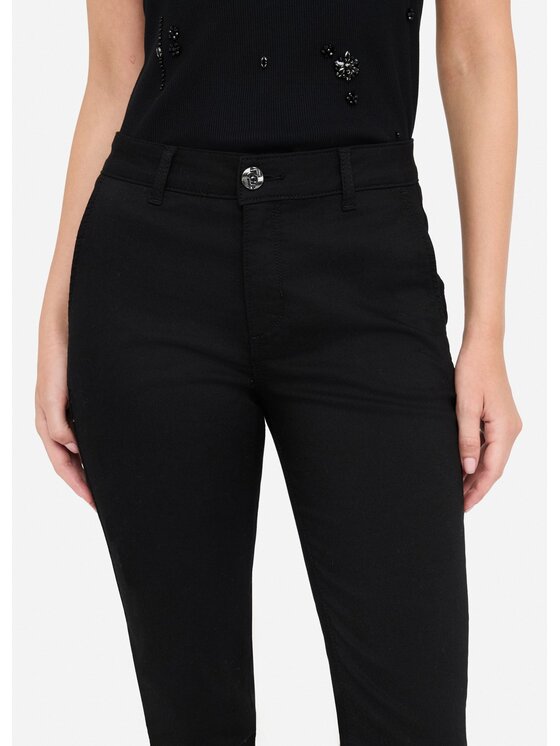 Liu Jo Liu Jo Spodnie materiałowe MF5401T714422222 Czarny Slim Fit