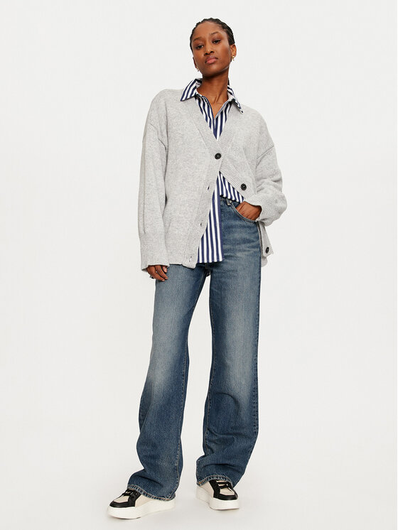 ViCOLO ViCOLO Kardigan 55007S Šedá Regular Fit