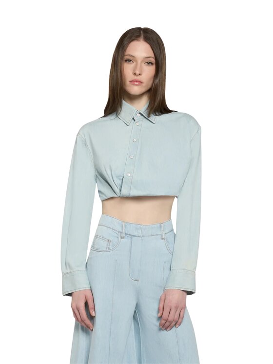Simona Corsellini Simona Corsellini Πουκάμισο cat0101-v0739 Γαλάζιο Regular Fit