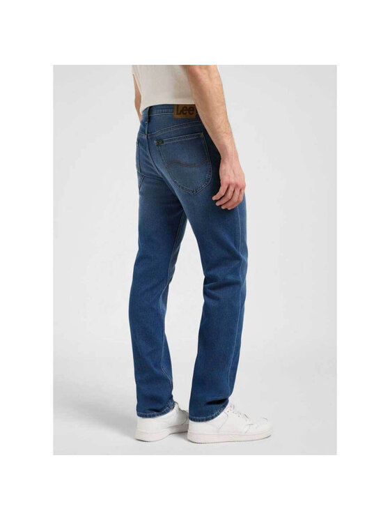 Lee Lee Jeansy DAREN ZIP FLY Niebieski Straight Fit