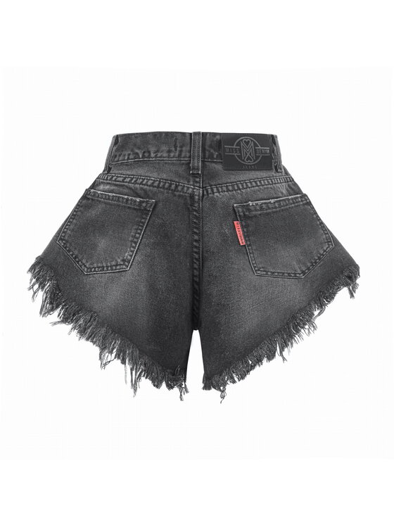 MissDenim MissDenim Džínsové šortky Skorts Čierna Regular Fit