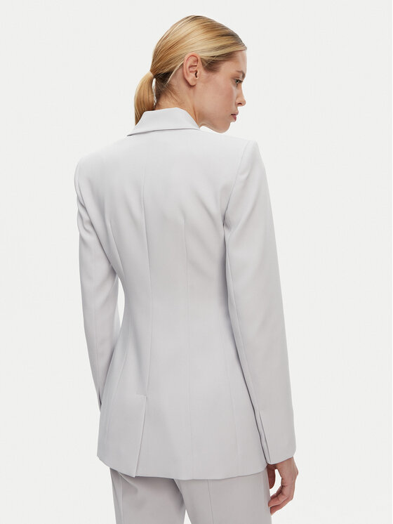 Patrizia Pepe Patrizia Pepe Marynarka 8S0522/A6F5-S702 Szary Regular Fit
