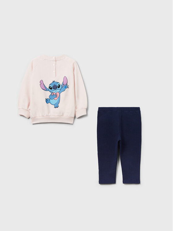 OVS OVS Set majica dugih rukava i leggins DISNEY 1596958 Šarena Regular Fit