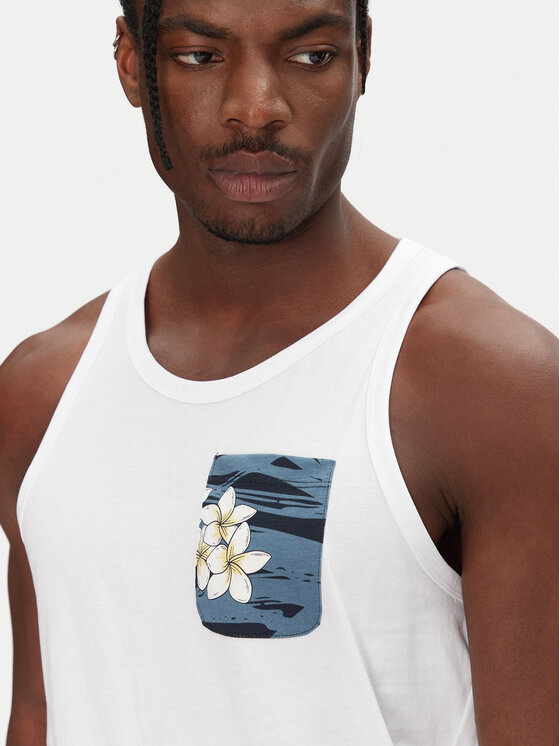 Jack&Jones Jack&Jones Tank top Hawaii 12269321 Alb Standard Fit