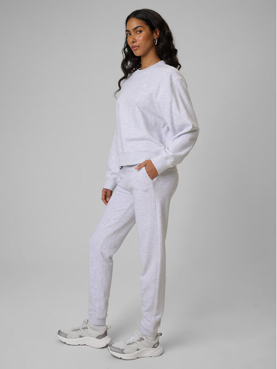 4F 4F Pantaloni da tuta 4FRMM00TTROF1843-27M Grigio Regular Fit