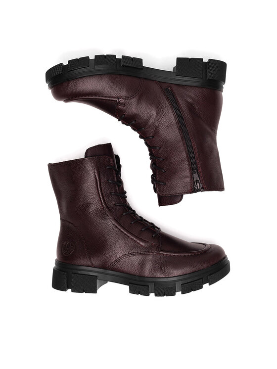 Rieker Rieker Škornji Y7107-35 Bordo rdeča