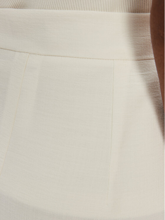 Marella Marella Spódnica midi Getti 2515101051200 Écru Regular Fit