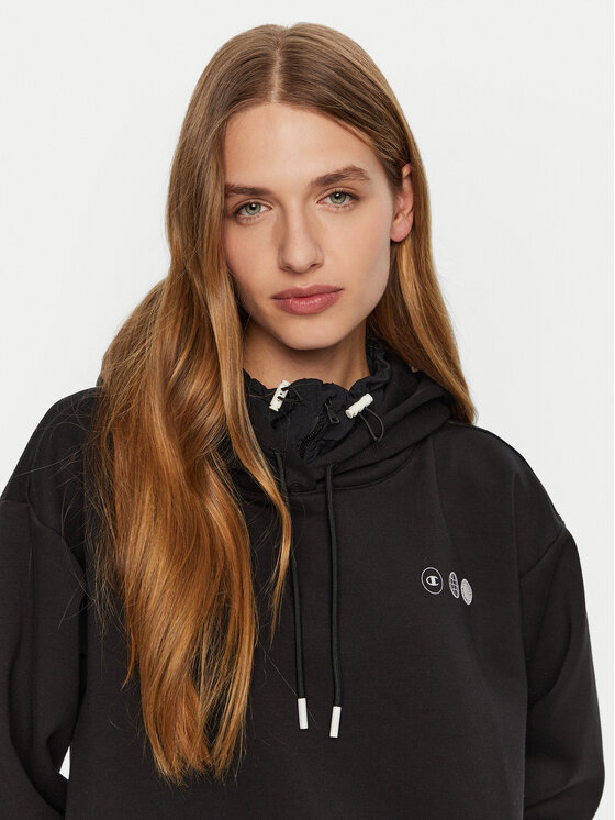 Champion Champion Μπλούζα 117515 Μαύρο Loose Fit
