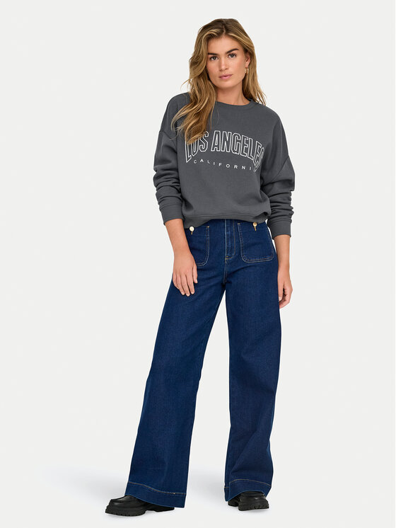 ONLY ONLY Džemperis 15254183 Pilka Loose Fit