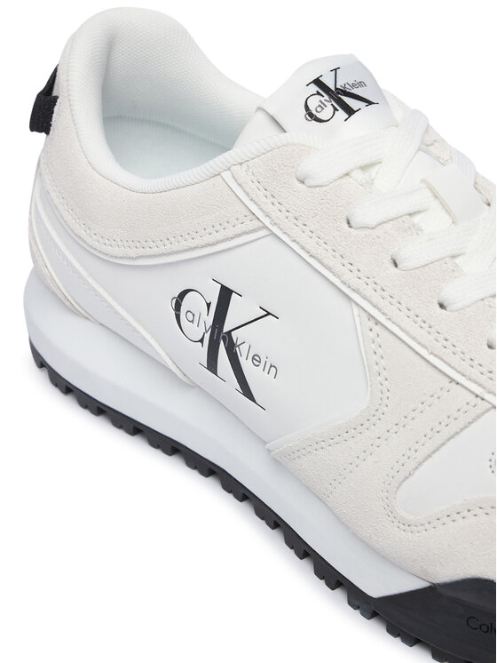 Calvin Klein Calvin Klein Tenisice Toothy Runner Irregular Lines YM0YM01461 Krem