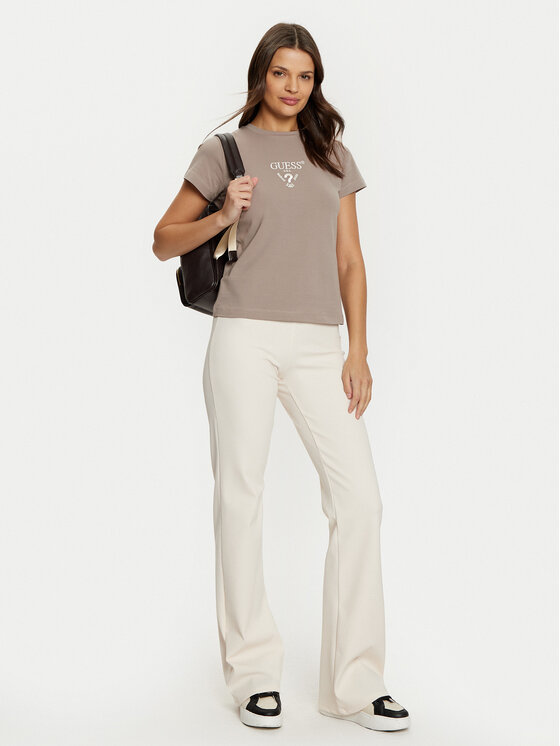 Guess Guess Majica V4YI21 KCDH1 Siva Slim Fit