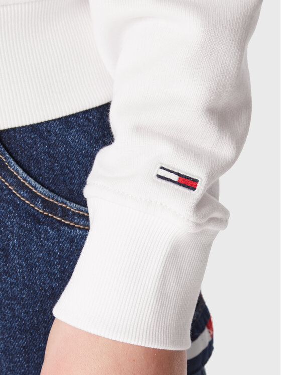 Tommy Jeans Tommy Jeans Felpa DW0DW15056 Bianco Regular Fit
