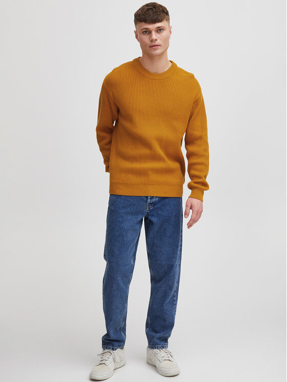 Solid Solid Maglione 21107897 Giallo Regular Fit