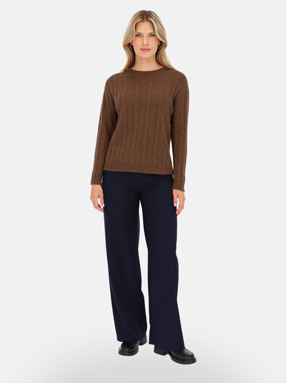 L’AF L’AF Sweter Lisa Brązowy Regular Fit