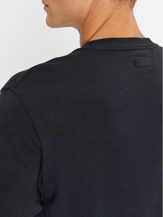 Converse Converse Bluză Standard Fit Left Chest Star Chev Emb Crew Ft 10023861-A02 Negru Regular Fit