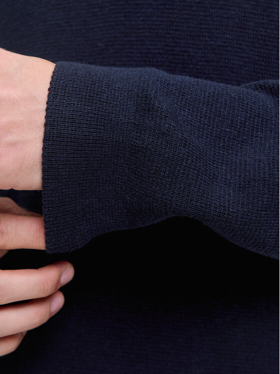Jack & Jones Jack & Jones Rollkragenpullover Milano 12285093 Dunkelblau Relaxed Fit
