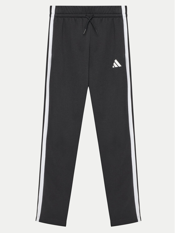 adidas adidas Спортивний костюм Seasonal Essentials Tiberio 3-Stripes JI6036 Чорний Regular Fit