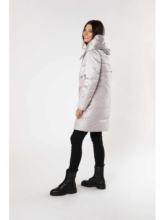 QUIOSQUE QUIOSQUE Dámská bunda Quiosque 9RS007200 Šedá Regular Fit