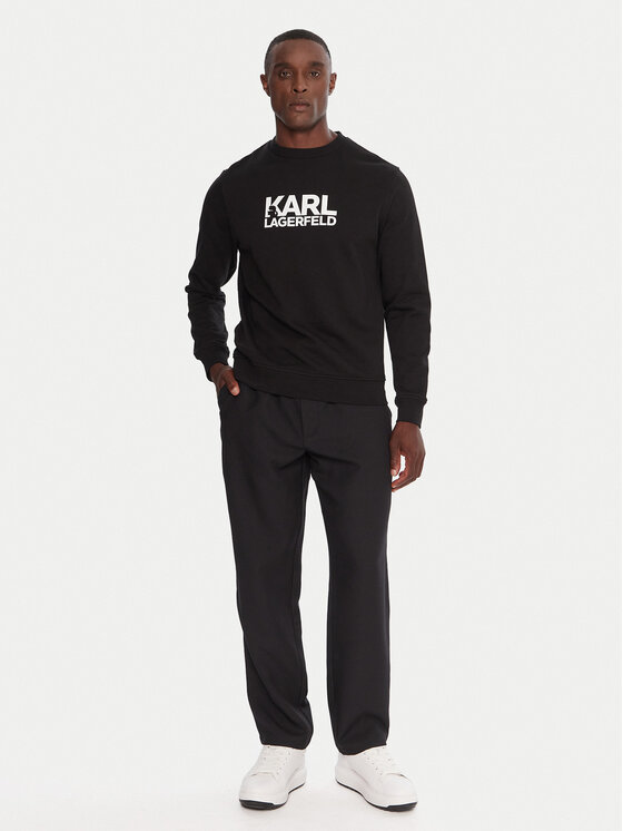 KARL LAGERFELD KARL LAGERFELD Суитшърт 705091 554917 Черен Regular Fit