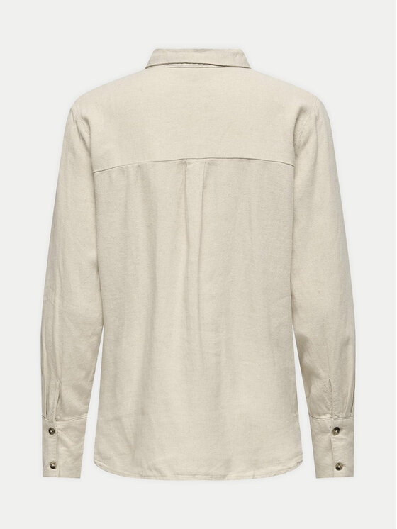 JDY JDY Πουκάμισο Say 15318364 Μπεζ Loose Fit