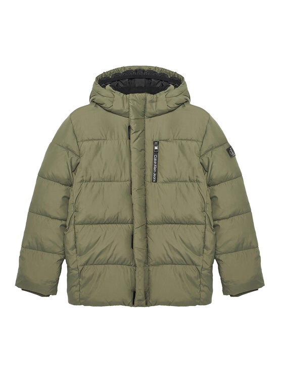Calvin Klein Jeans Calvin Klein Jeans Winterjacke Essential IB0IB01276 D Grün Regular Fit