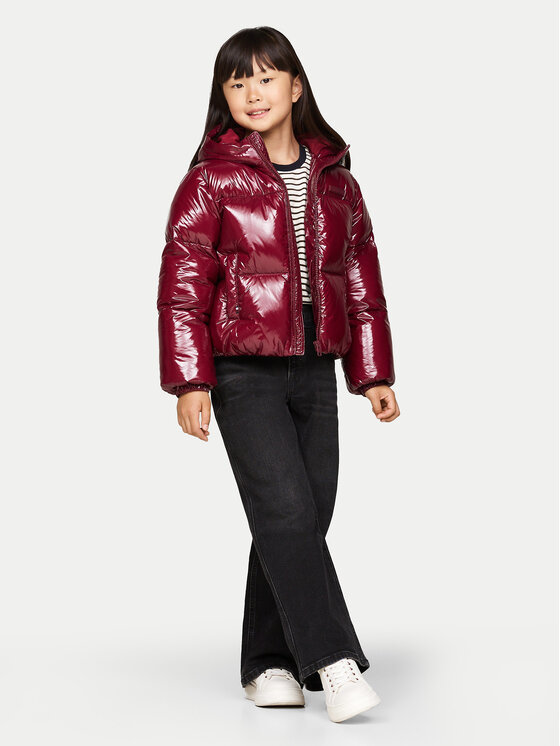 Tommy Hilfiger Tommy Hilfiger Pernata jakna New York KG0KG08496 Tamnocrvena Regular Fit