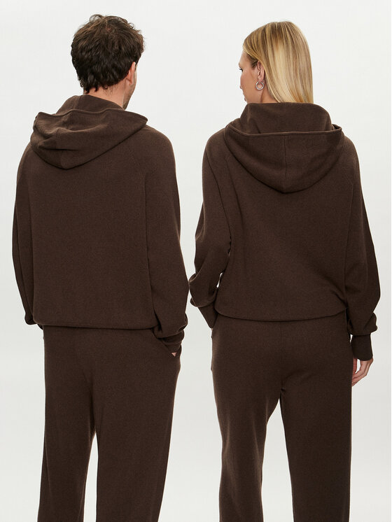 Pangaia Pangaia Bluza Archive Cashmere Brązowy Loose Fit